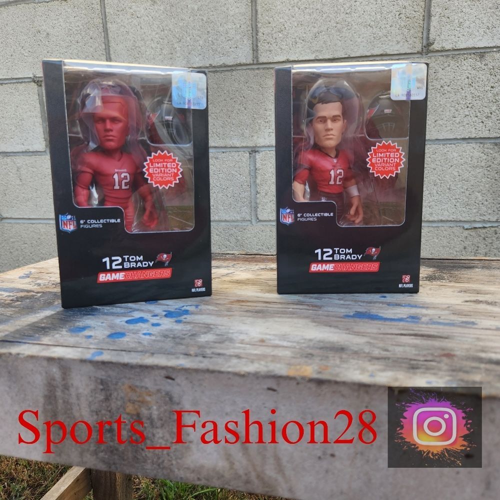 NFL Game Changers 6" Figures (2) TOM BRADY Limited Edition Color Variant + Reg.